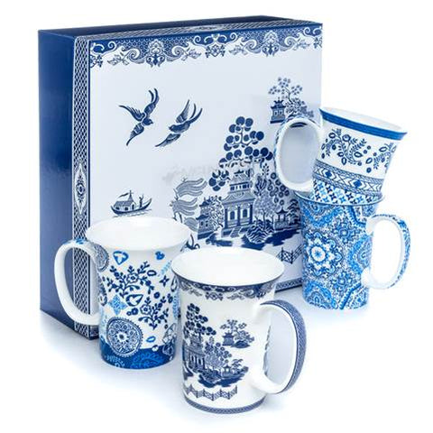 Sets of 4 - Fine China Mugs- McIntosh Collections