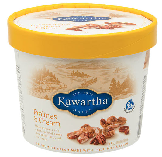 Pralines and Cream- Kawartha Dairy Ice Cream 1.5 lt