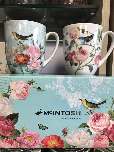 Sets of 2 - Fine Bone China Mugs - McIntosh Collection