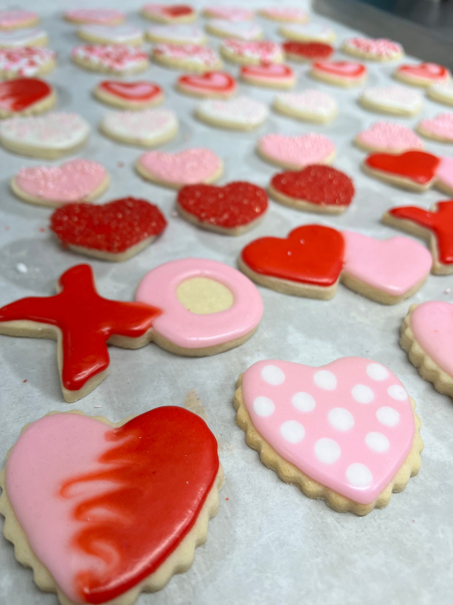 Heart Shaped Sugar cookies (10)