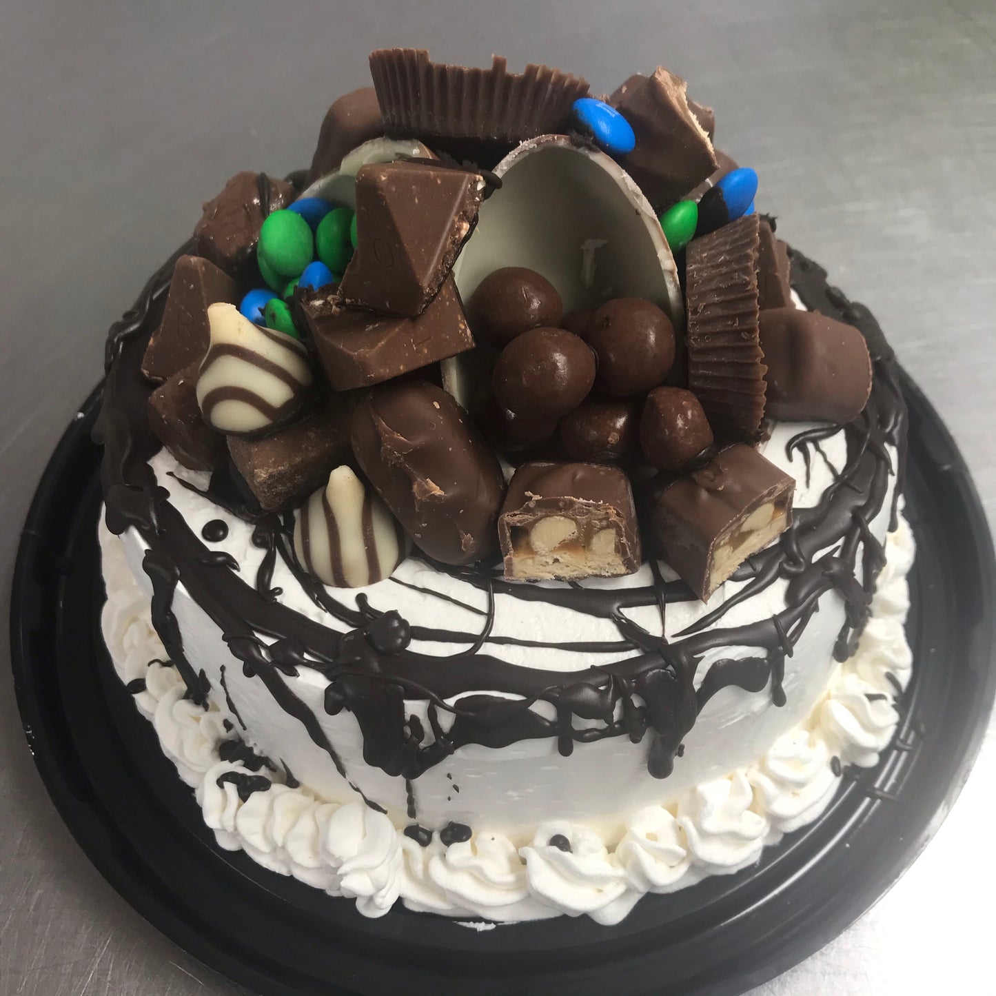 Chocolate Explosion Ice Cream Cake