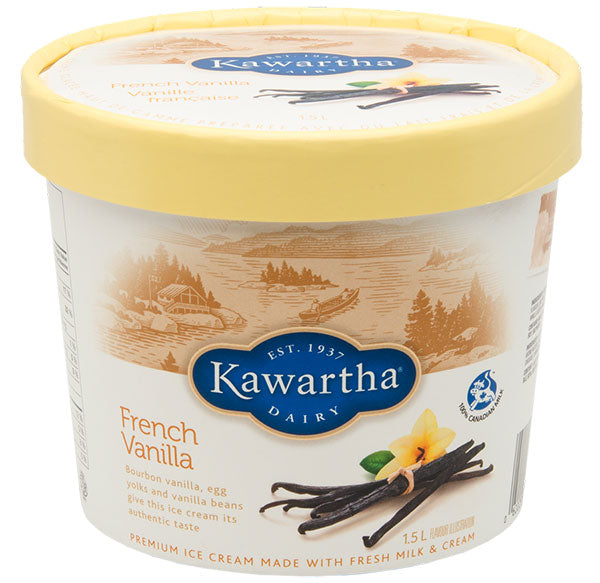 French Vanilla- Kawartha Dairy Ice Cream 1.5 lt
