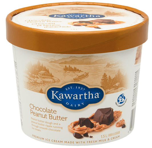 Chocolate Peanut Butter- Kawartha Dairy Ice Cream 1.5 lt