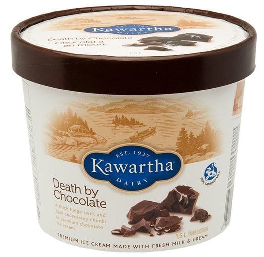Death by Chocolate- Kawartha Dairy Ice Cream 1.5 lt