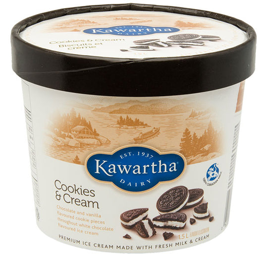 Cookies & Cream- Kawartha Dairy Ice Cream 1.5 lt