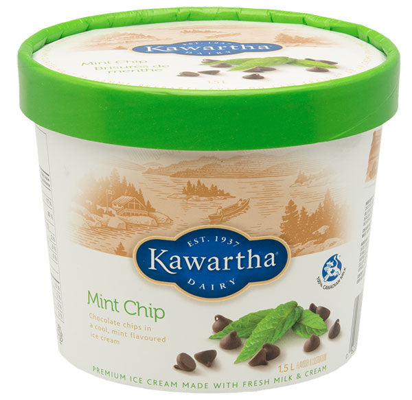 Mint Chip- Kawartha Dairy Ice Cream 1.5 lt