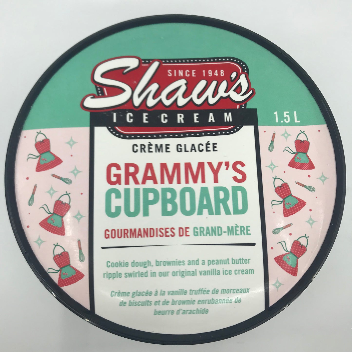 Grammys Cupboard Ice Cream 1.5l tub (Shaw)